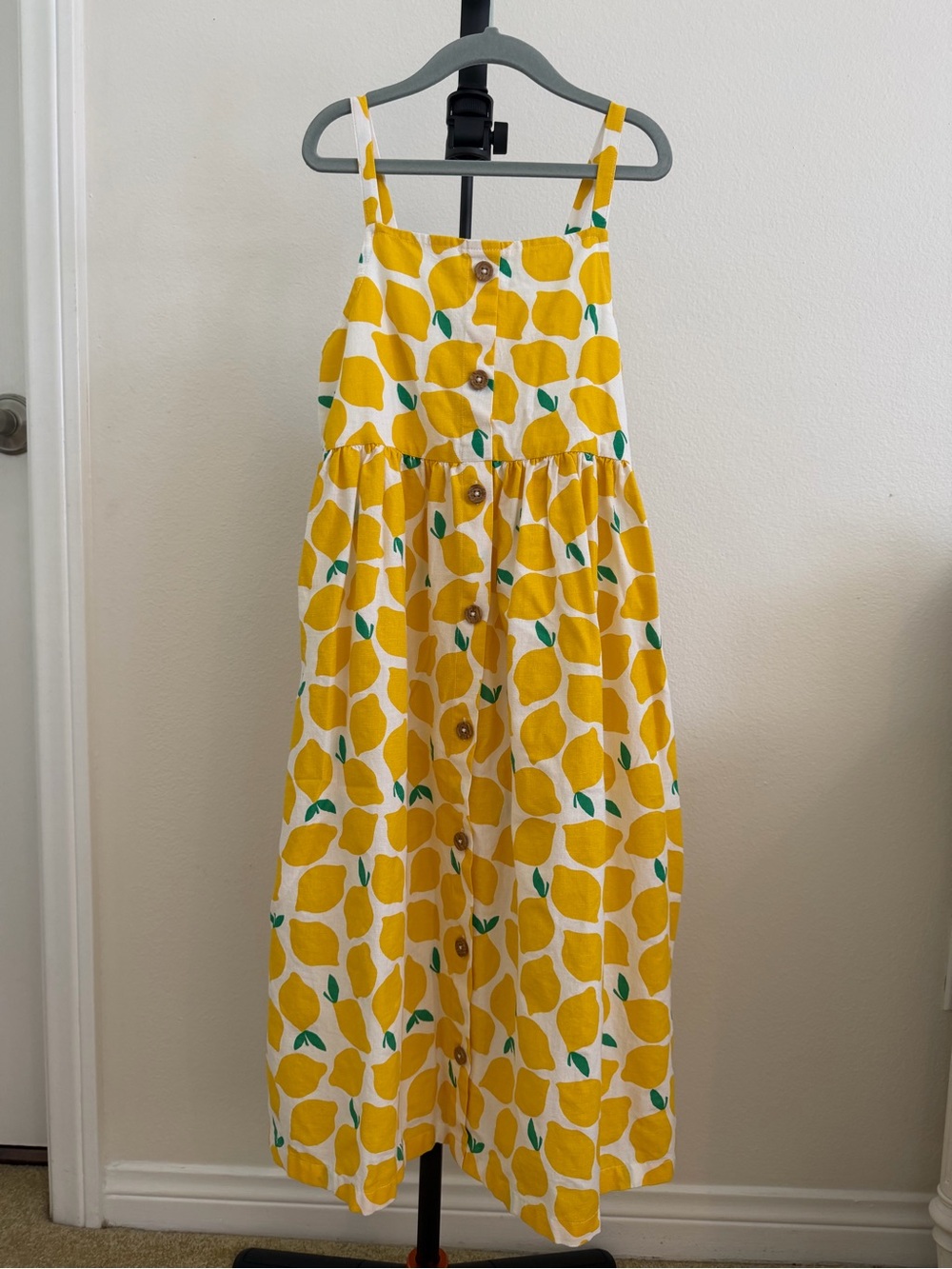 NEW Kids Girls Hanna Andersson Long linen Cotton Dress